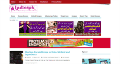 Desktop Screenshot of ladiespk.net
